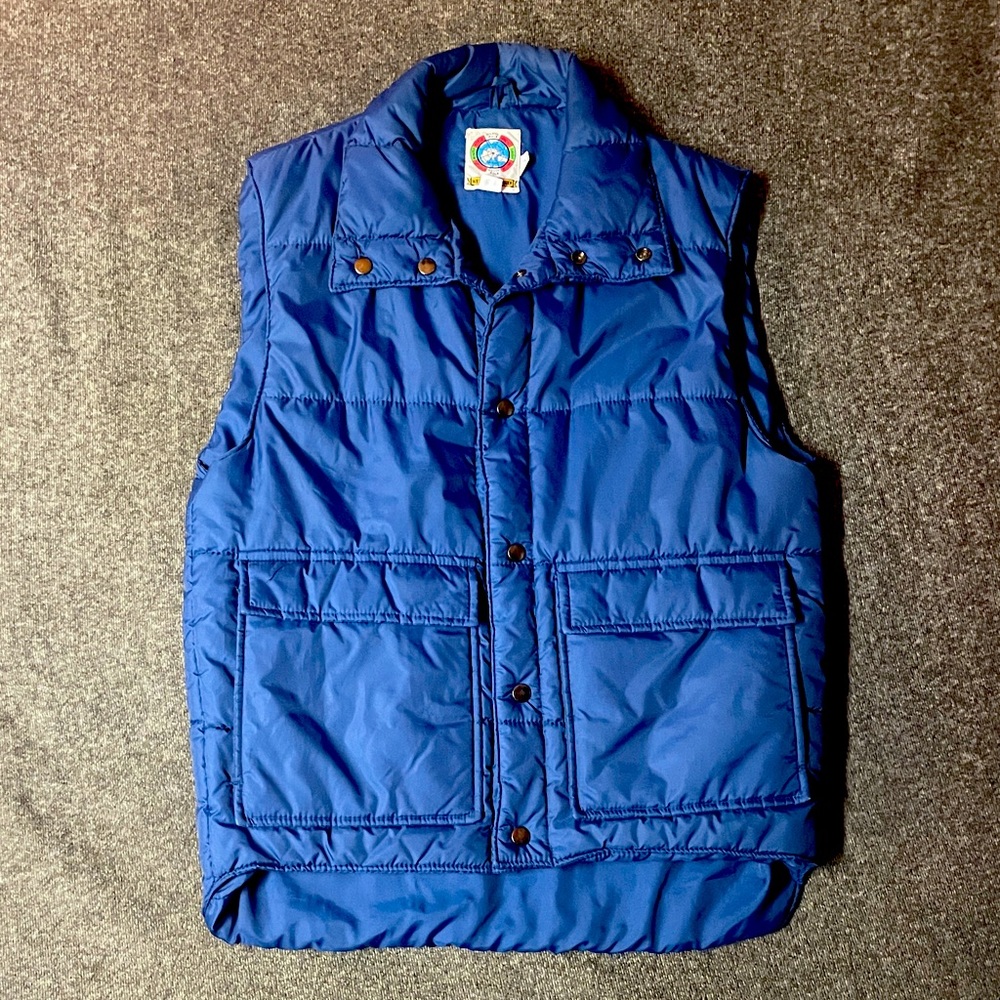 80s Vintage Winter Weather Vest